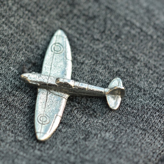 Pewter Spitfire Lapel Pin Badge